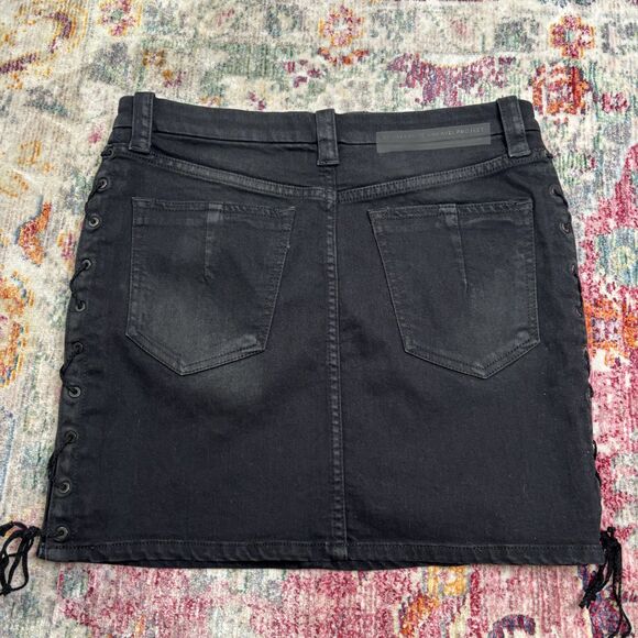 Ben Taverniti Unravel Project Lace Up Mini Skirt - Picture 7 of 7